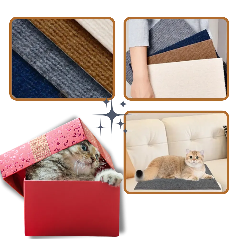 Adhesive Wall Mounted Cat Scratch Pad
