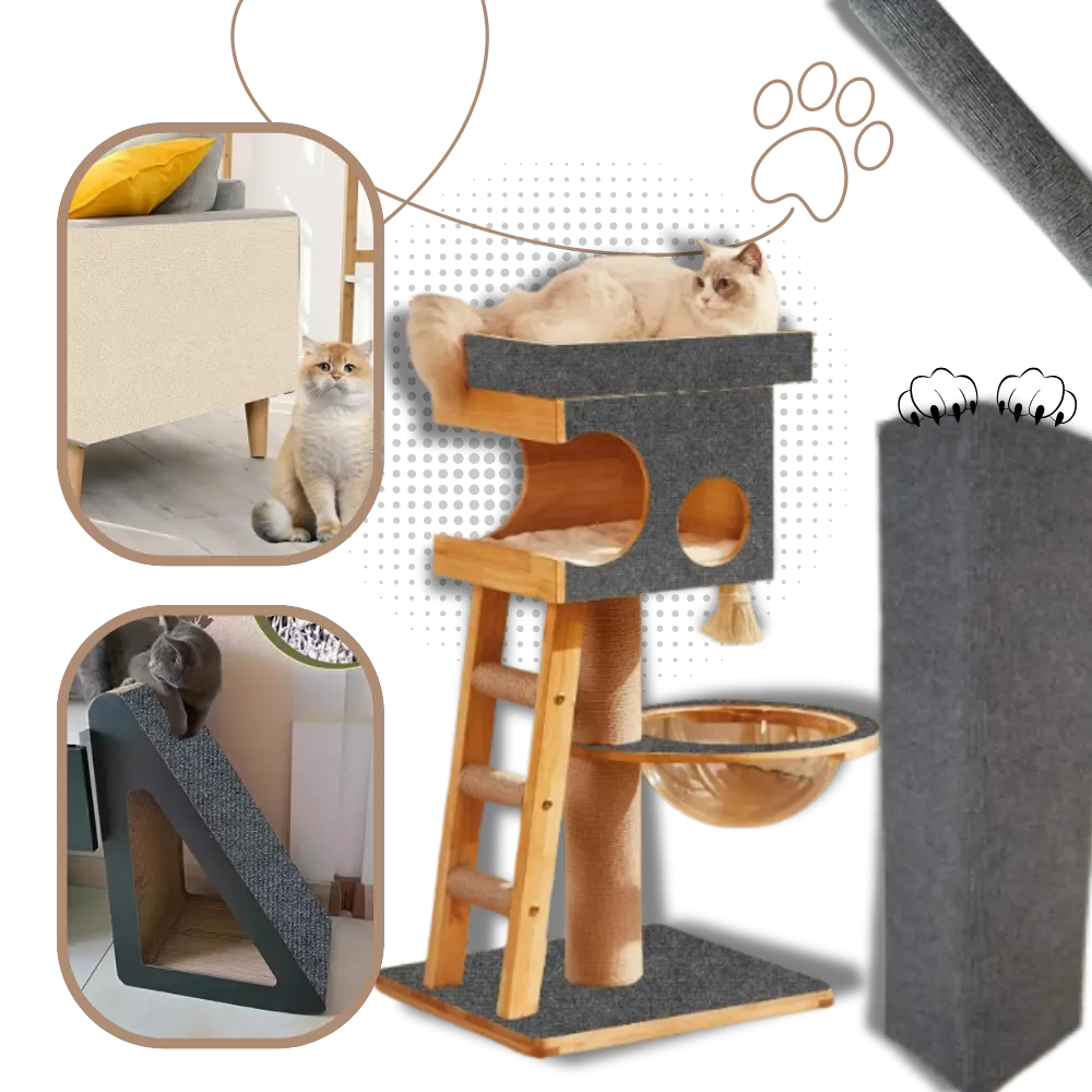 Adhesive Wall Mounted Cat Scratch Pad