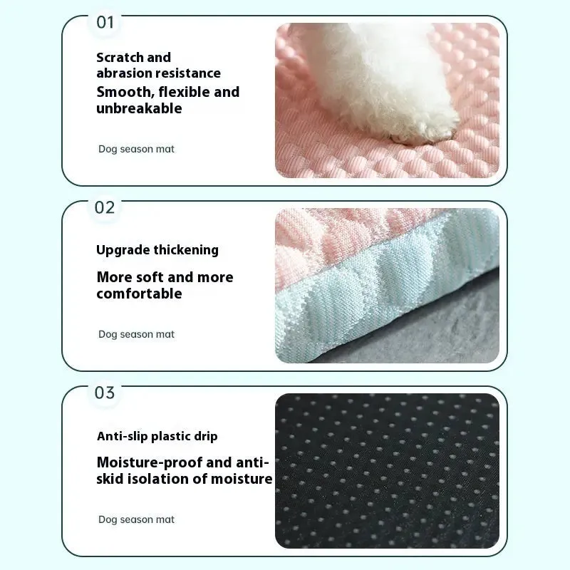 Cat Dog Bed Breathable Cooling Spring Summer Sleeping Matt