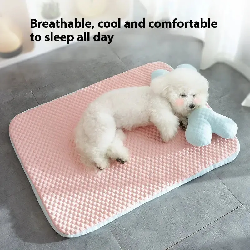 Cat Dog Bed Breathable Cooling Spring Summer Sleeping Matt