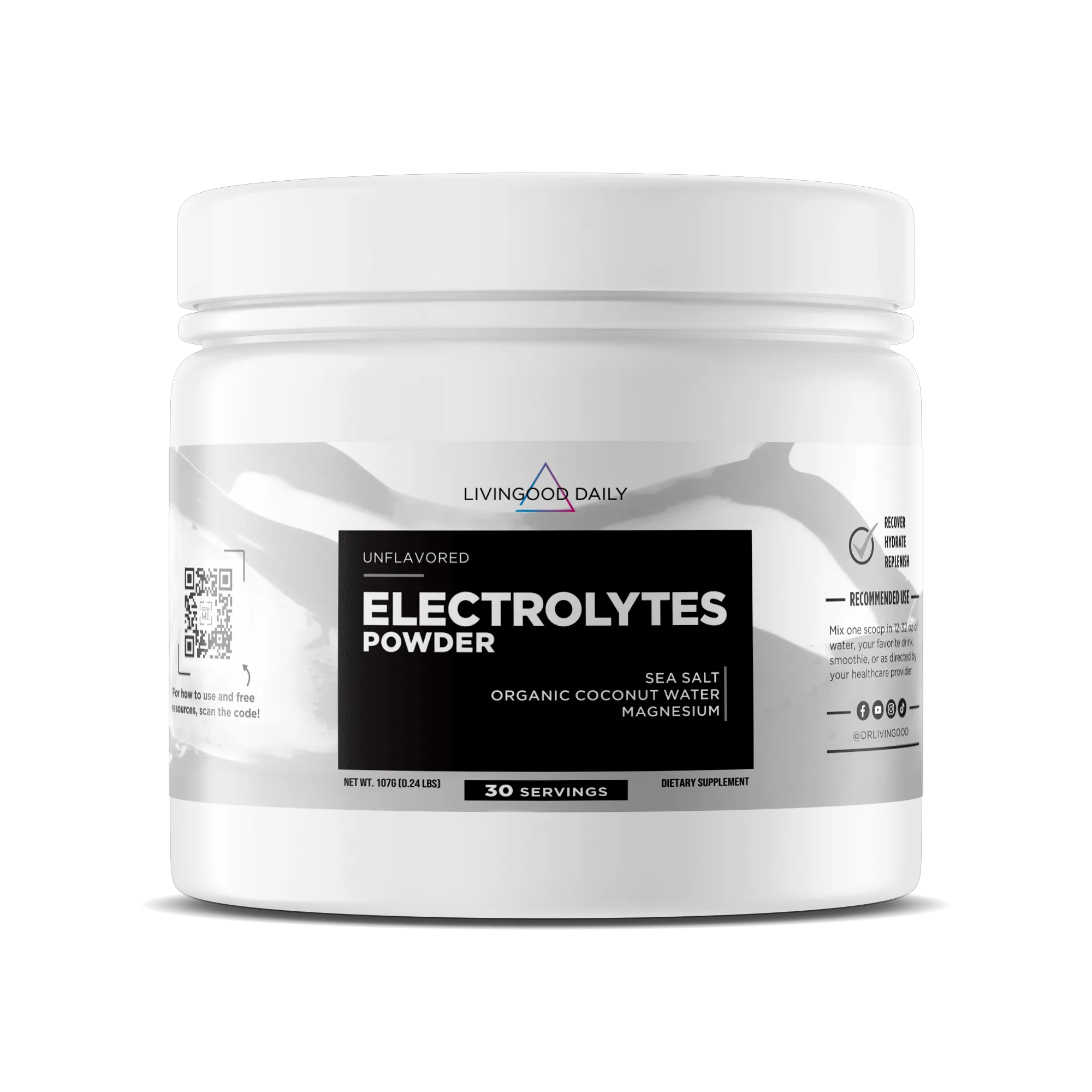 CLEARANCE DEAL! Livingood Daily Electrolytes (Unflavored)