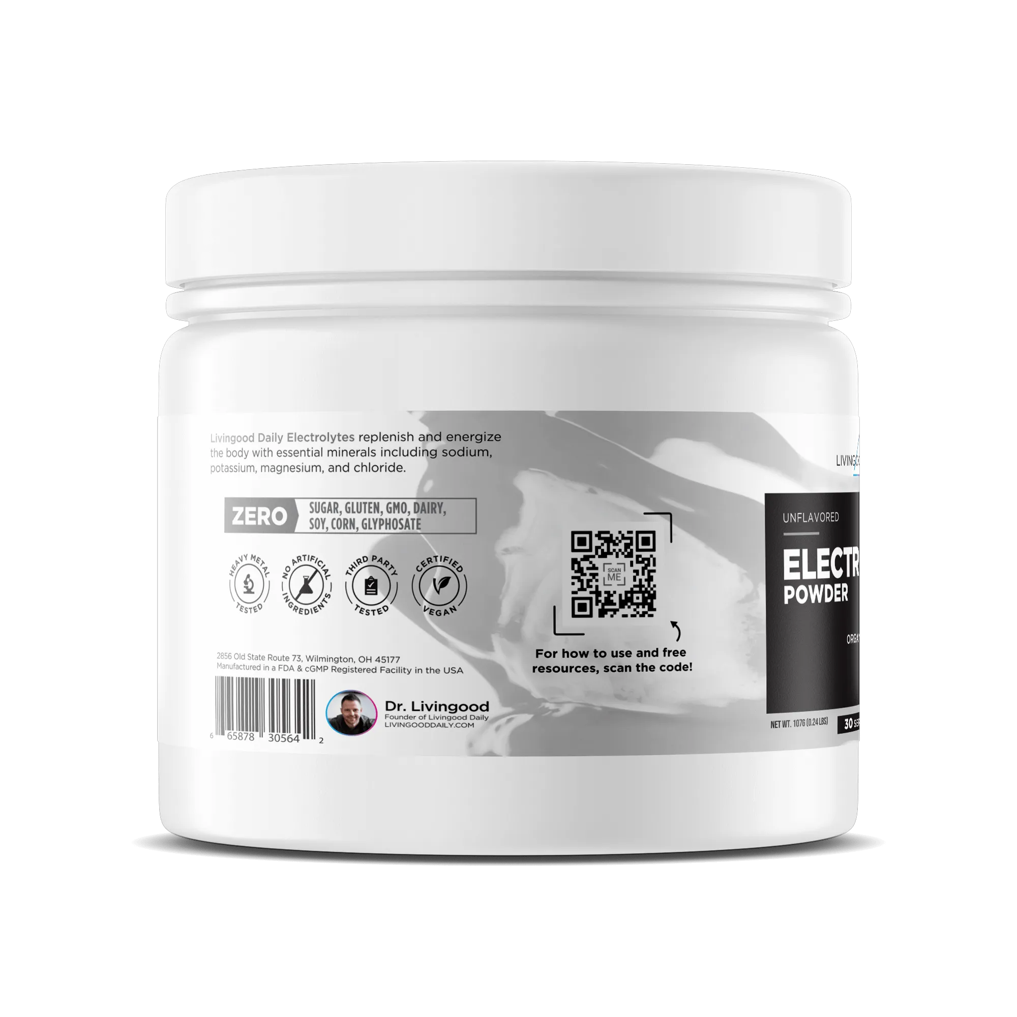 CLEARANCE DEAL! Livingood Daily Electrolytes (Unflavored)