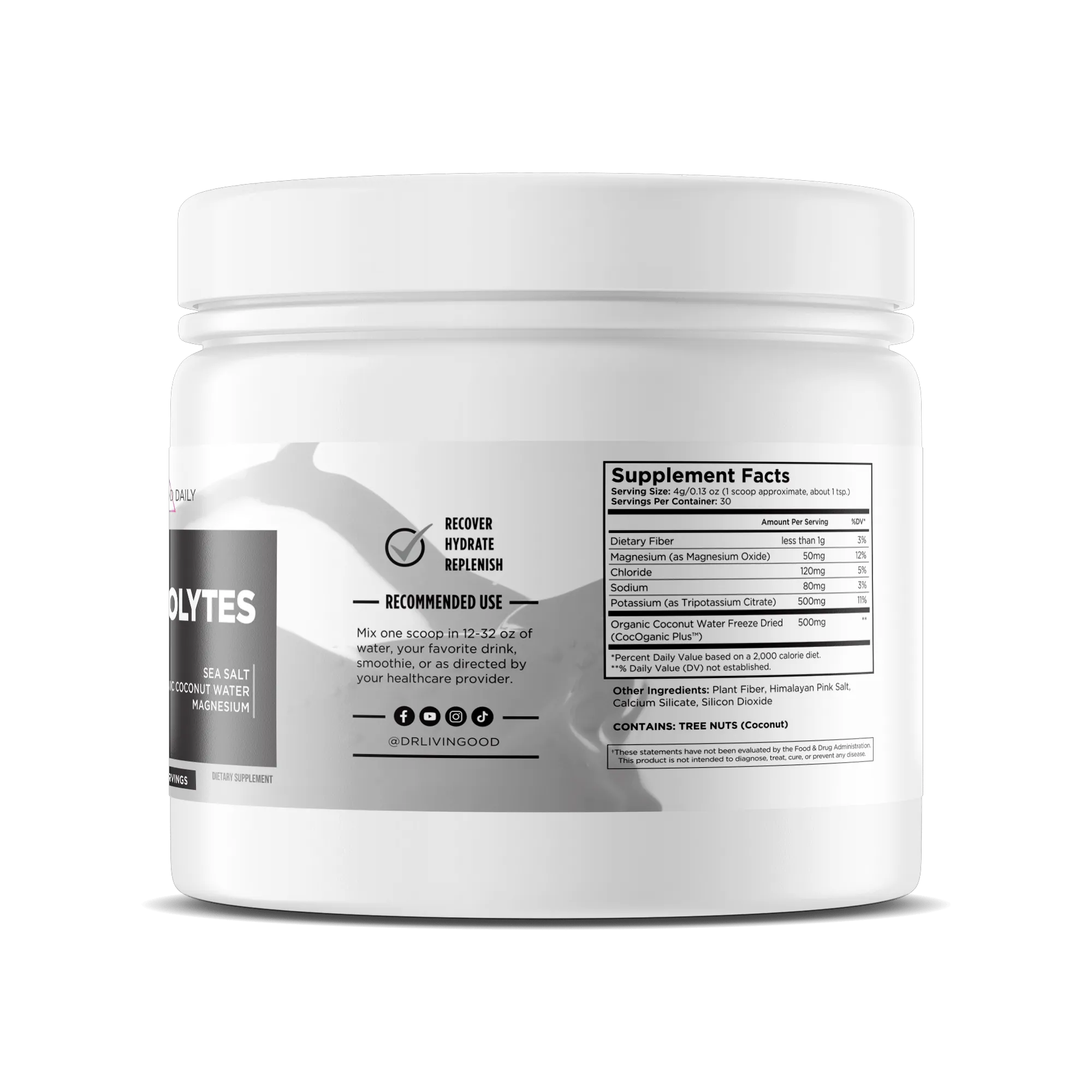 CLEARANCE DEAL! Livingood Daily Electrolytes (Unflavored)