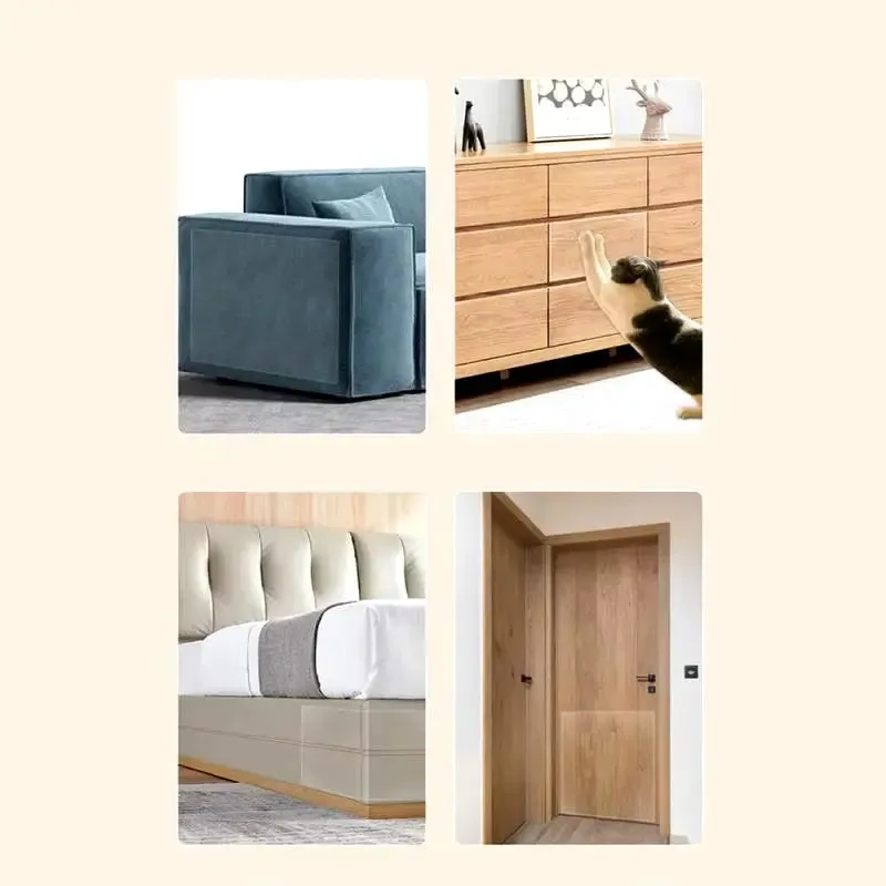 couch protector cat Furniture Protector Couch Guard Protector Cat Scratch Repellent Pad for Furniture Anti-Scratch Training Tape for Cat