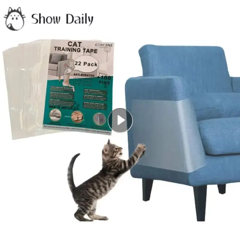 couch protector cat Furniture Protector Couch Guard Protector Cat Scratch Repellent Pad for Furniture Anti-Scratch Training Tape for Cat