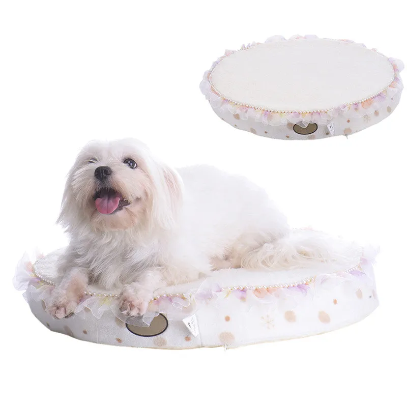 Cute Warm Fleece Pet Beds