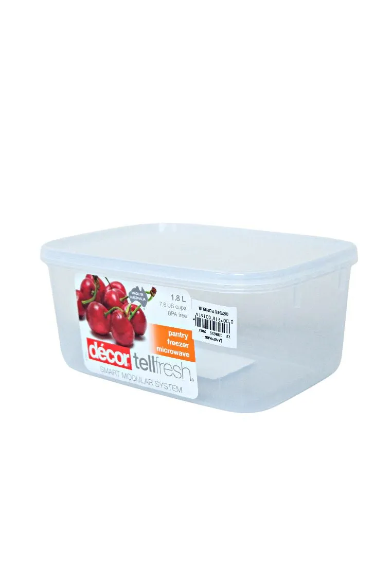 Decor Tellfresh Oblong Food Storage 1.8L