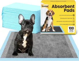 Dog Pee Pads: Super Absorbent & Leak-Proof Puppy Pads - Charcoal Thicken Disposable Dog Training Pads Potty Pads for Dogs - Pee Pads for Doggie Cats Rabbits Quick Dry 13''x18'' Pack of 100