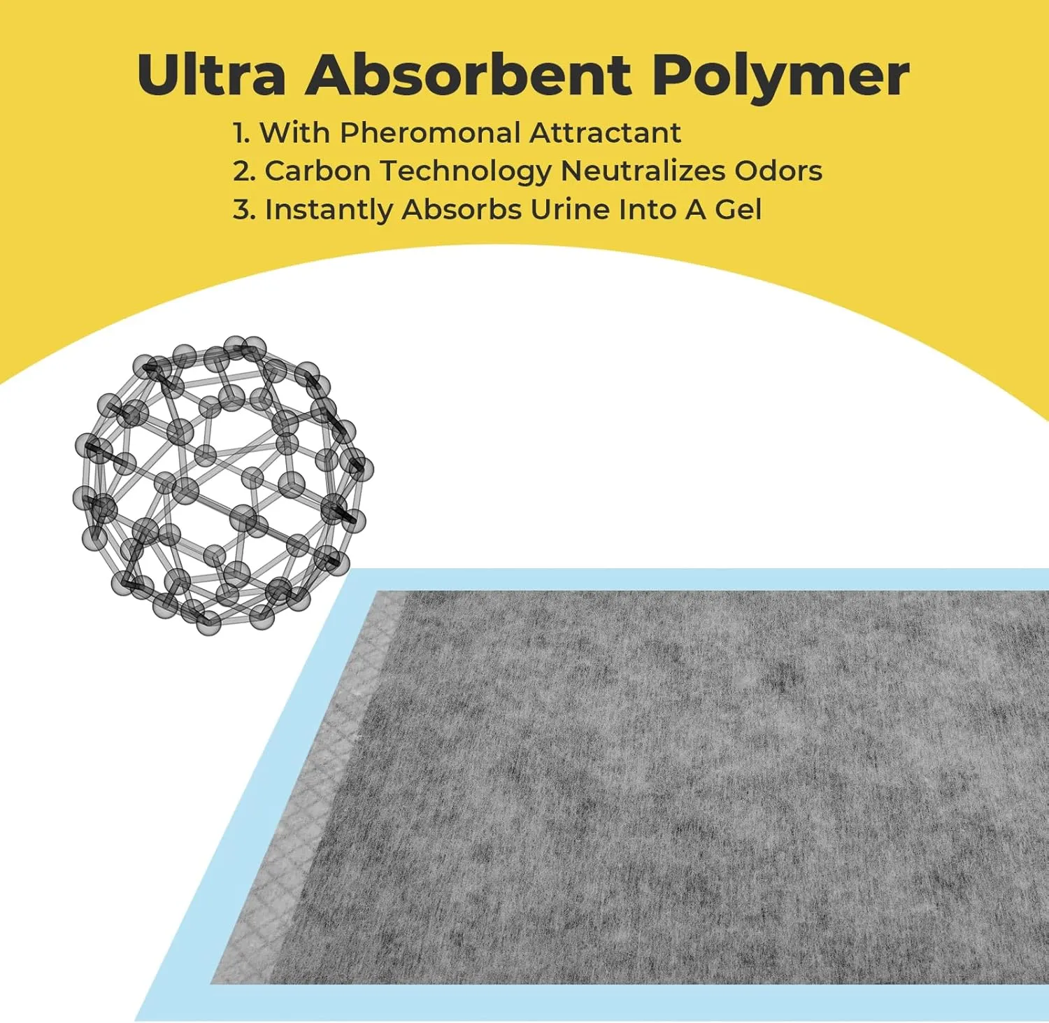 Dog Pee Pads: Super Absorbent & Leak-Proof Puppy Pads - Charcoal Thicken Disposable Dog Training Pads Potty Pads for Dogs - Pee Pads for Doggie Cats Rabbits Quick Dry 13''x18'' Pack of 100