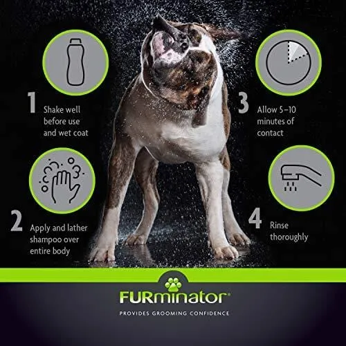 Furminator deShedding Ultra Premium Dog Shampoo, 16-Ounce