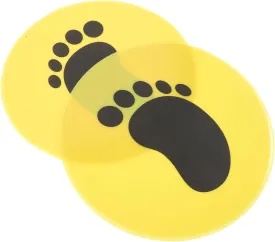 Happyyami Landmark Mat Football Floor Pad Marking Flat Foot Floor Markers Training Floor Pad Football Training