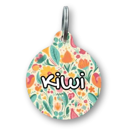 Harmony Garden Circle Pet Tag