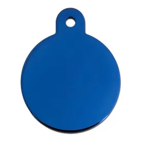 ID Tag - Large Blue Circle