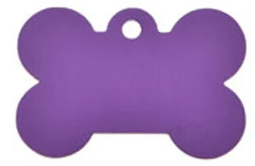 ID Tag - Large Purple Bone
