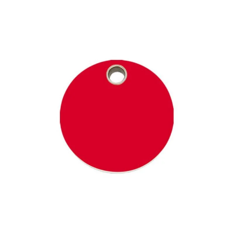 ID Tag - Large Red Circle