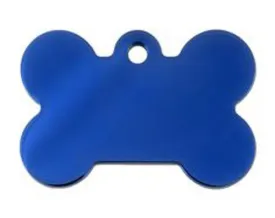 ID Tag - Small Blue Bone