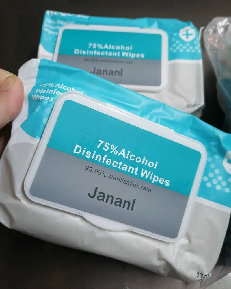 Jananl Disinfecting wipes,Disinfectant Handi-Pack Wipes, Multi-Surface Antibacterial Cleaning Wipes, for Disinfecting and Cleaning