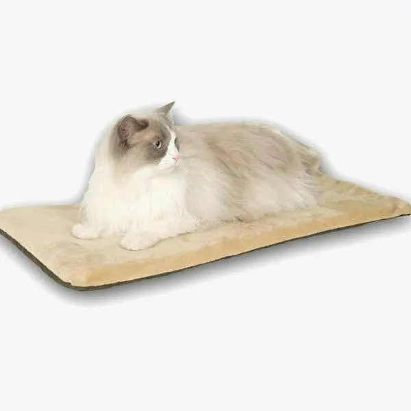 K&h Pet Products Thermo-kitty Mat Sage 12.5" X 25" X 0.5"