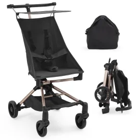 Lightweight Baby Stroller Under 10 lbs, Travel Strollers for Airplane with Carry Bag, One-Handed Fold Compact Umbrella Stroller - Adjustable Sun Canopy, 360 Wheels & 3-Point Safety Harness