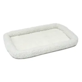 MidWest Homes for Pets QuietTime Bolster Dog Bed White 20in X 30in