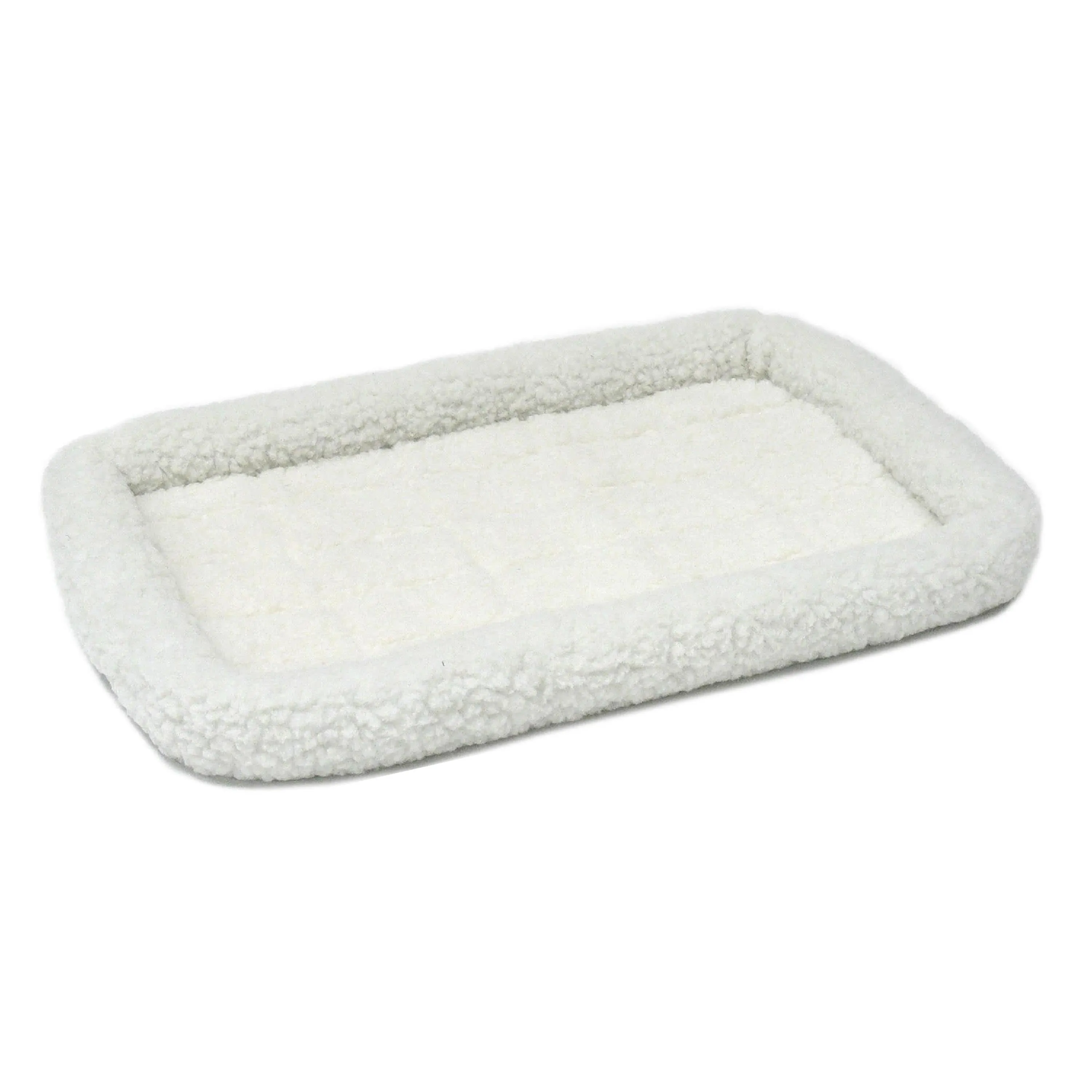 MidWest Homes for Pets QuietTime Bolster Dog Bed White 20in X 30in