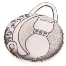 Mini Moon Cat Pet ID Tag