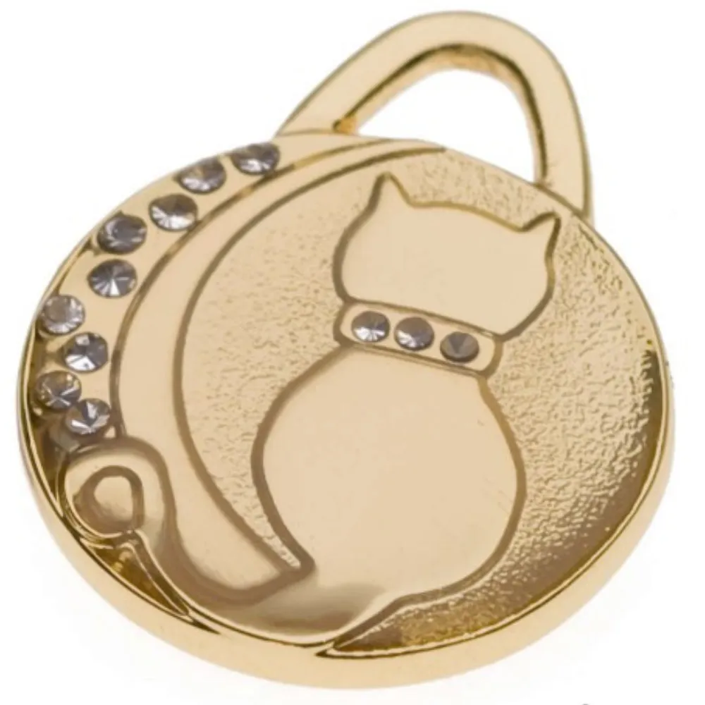 Mini Moon Cat Pet ID Tag