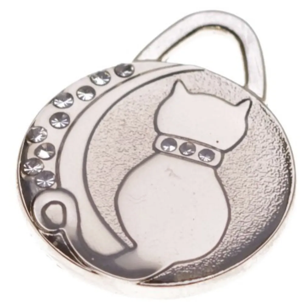 Mini Moon Cat Pet ID Tag