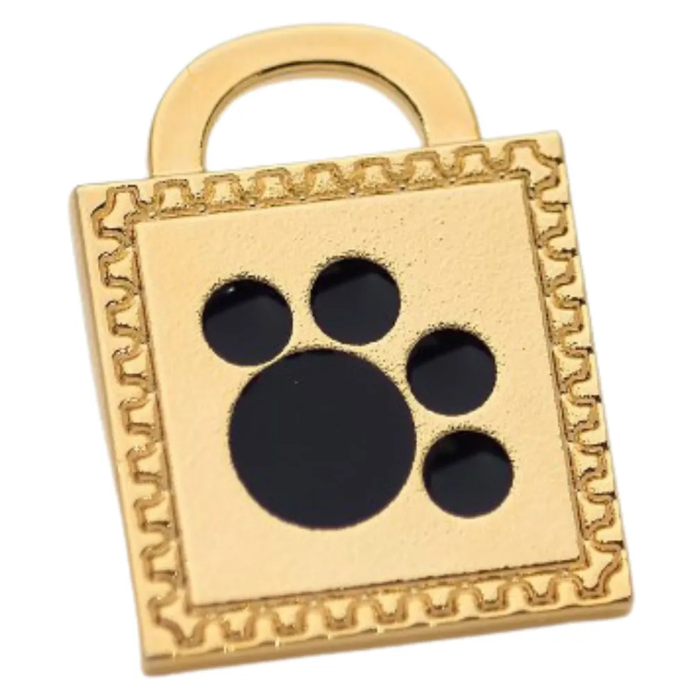 Paw Print Pet ID Tag