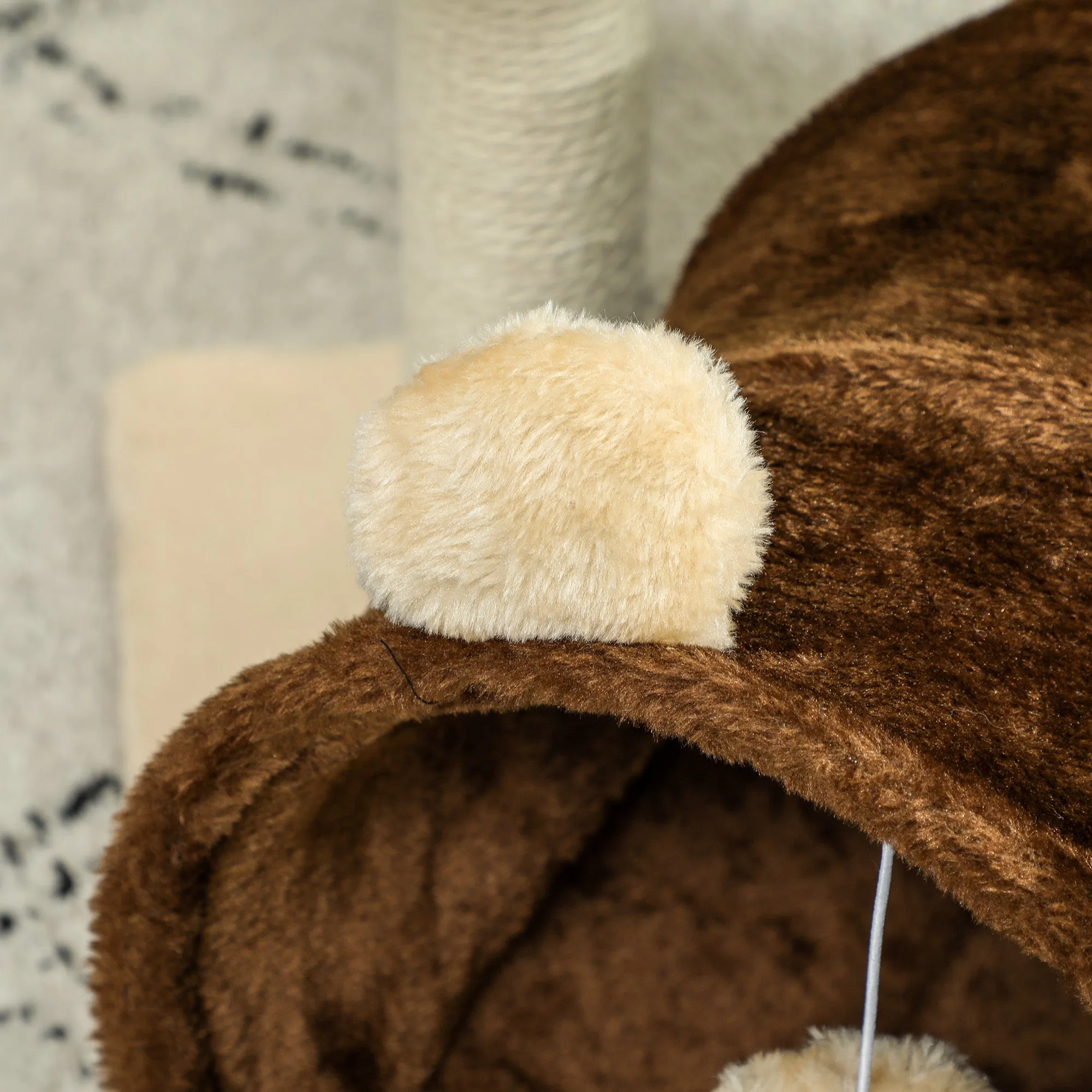 PawHut Cat Tree w/ Scratching Post, Bed, Cat Tunnel, Toy Ball
