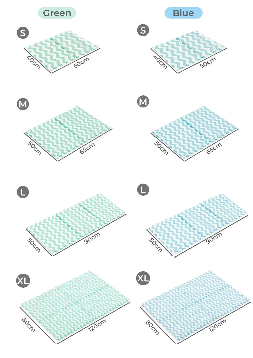 Pawz Pet Cooling Mat - Non-Toxic Gel Pad for Dogs & Cats