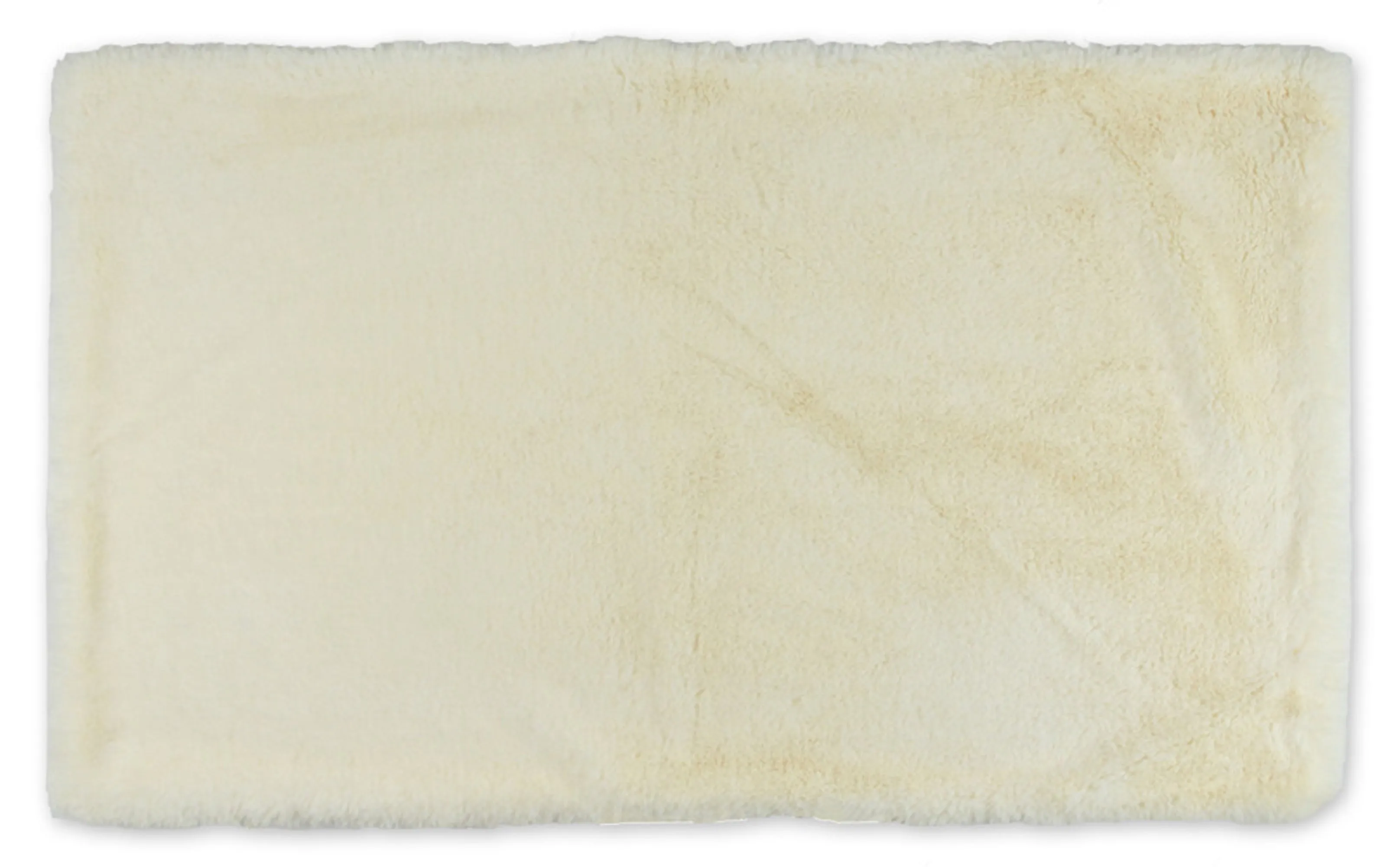 Pet Crate Liner, Faux Fur, White, X-Large - 22x36"