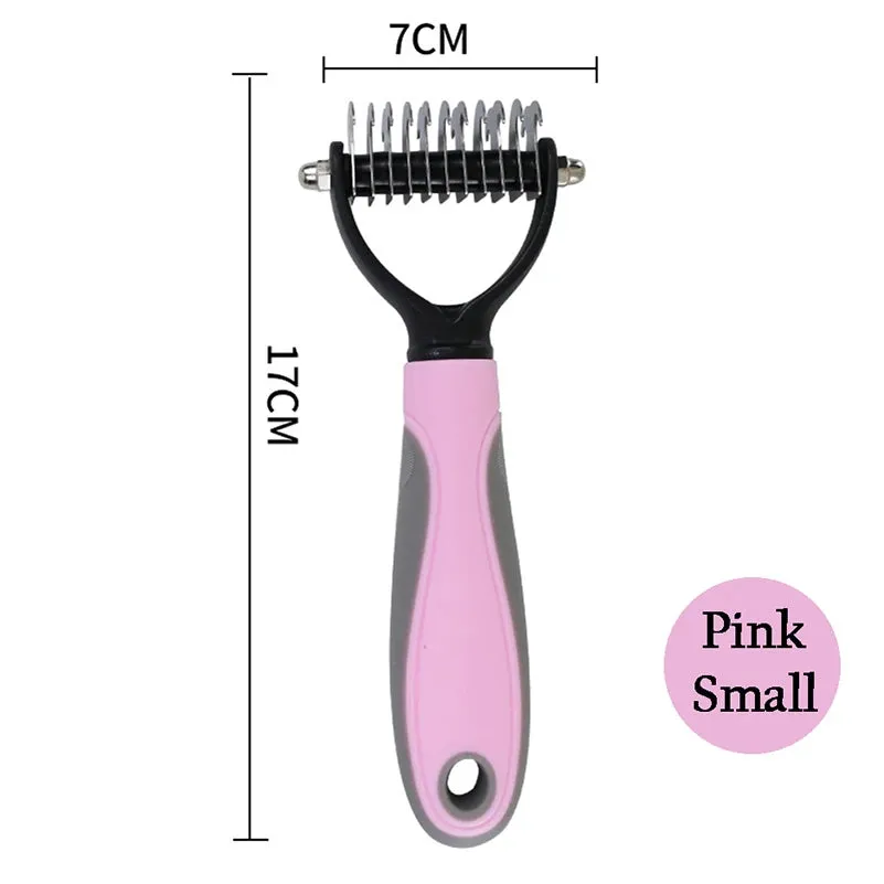 Pet Deshedding Brush Dog Hair Remover