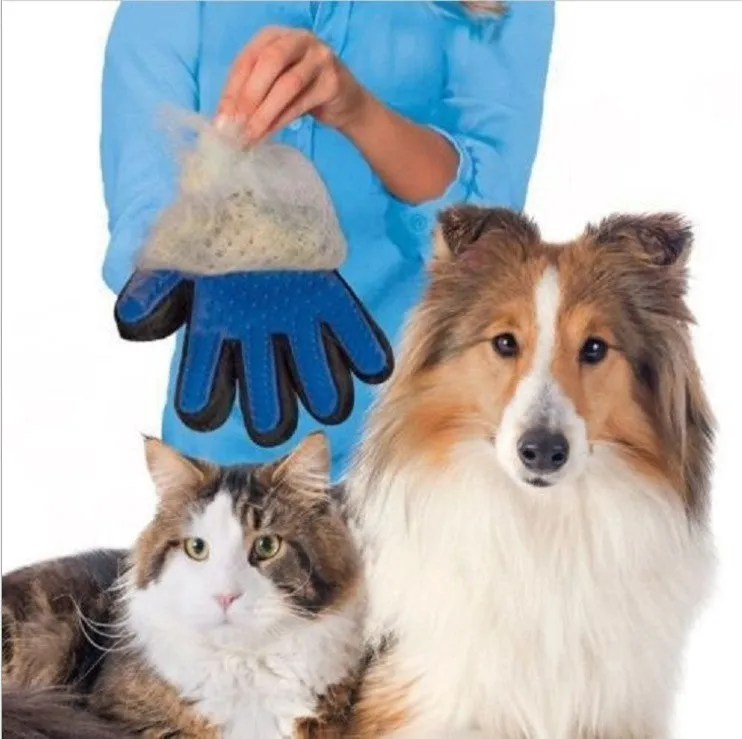 Pet Deshedding Brush Glove