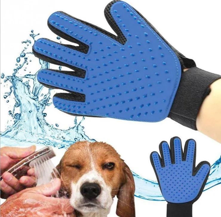 Pet Deshedding Brush Glove