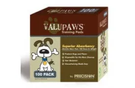 Precision Pet Products ValuPaws Training Pads White 100 Pack 22 in x 22 in