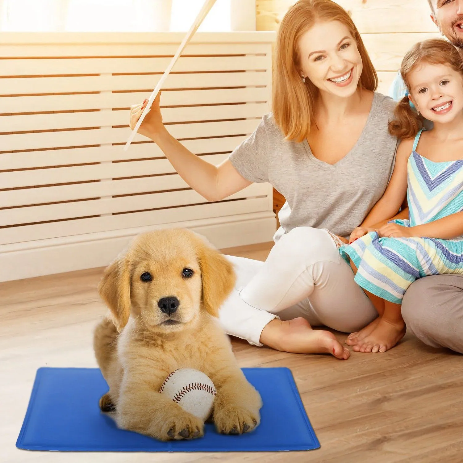 Pressure Activated Pet Gel Self Cooling Mat Pad