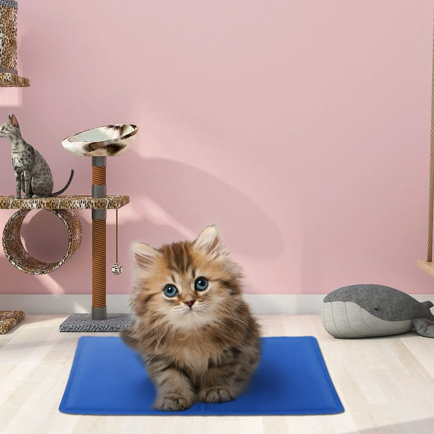 Pressure Activated Pet Gel Self Cooling Mat Pad