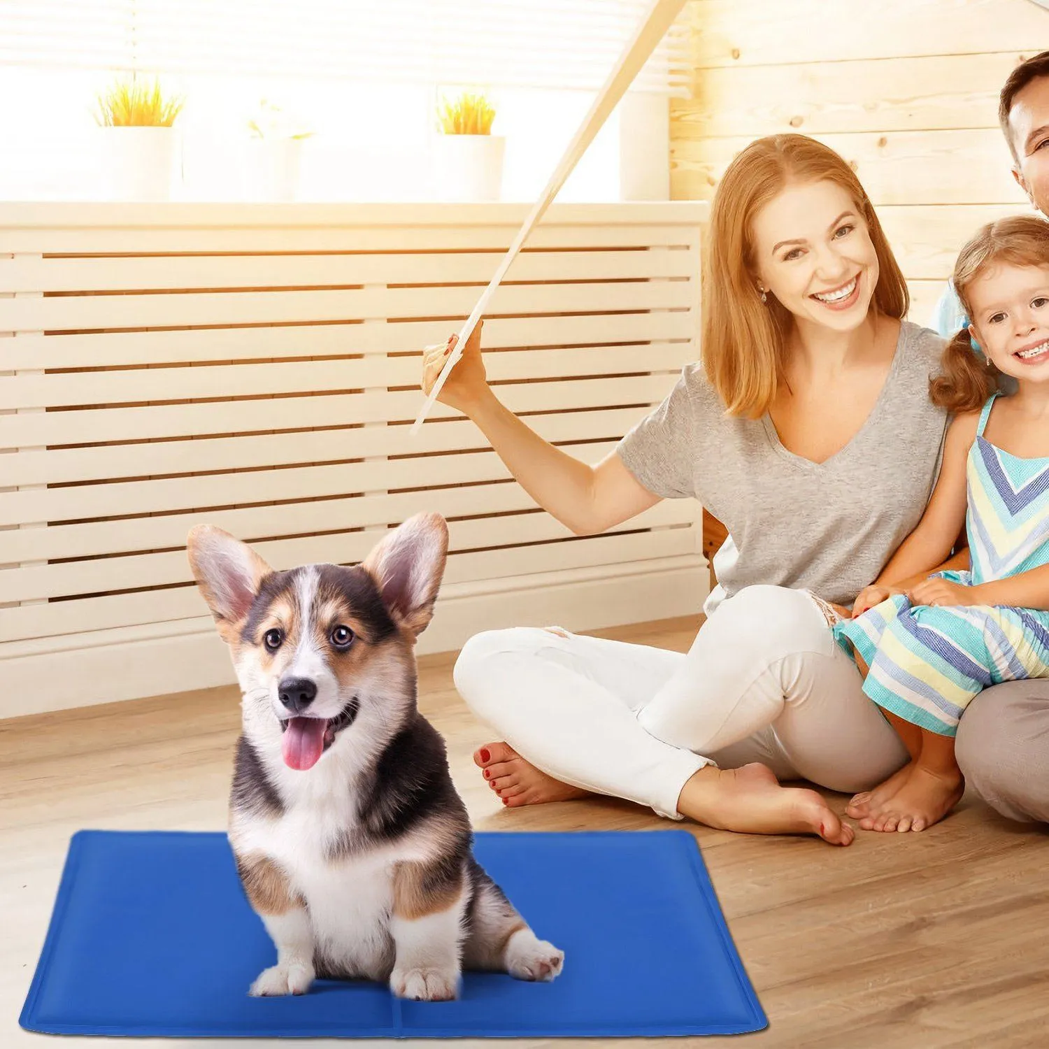 Pressure Activated Pet Gel Self Cooling Mat Pad