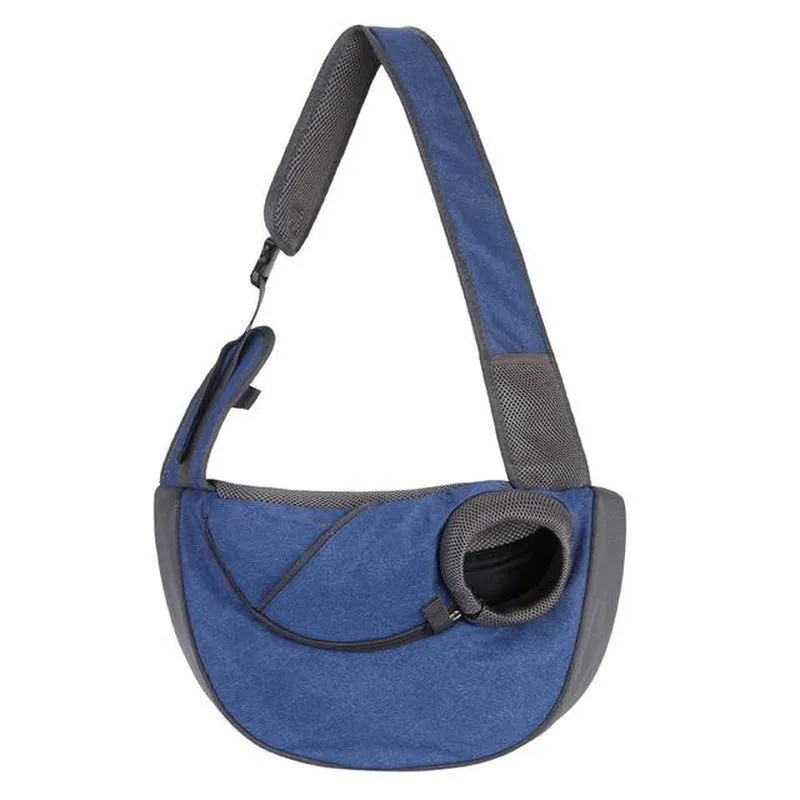 Pretty&Better Breathable Dog Carrier Outdoor Travel Handbag Pouch Mesh Shoulder Bag Sling Pet Travel Tote Cat Puppy Carrier