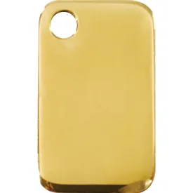 Red Dingo Brass Rectangle Pet ID Dog Tags Red Dingo Brass Rectangle Pet ID Dog Tags