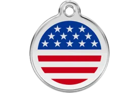 Red Dingo Country Pride Enamel Pet Tags