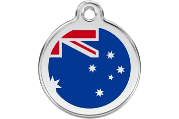 Red Dingo Country Pride Enamel Pet Tags