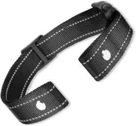 Reflective Shock Collar Replacement Strap, Dog GPS Training Bark Receiver Collars, Heavy Duty Replacement Collar for Shock Training, E Collars Straps for Small Medium Large Dogs (2.5 cm Wide)