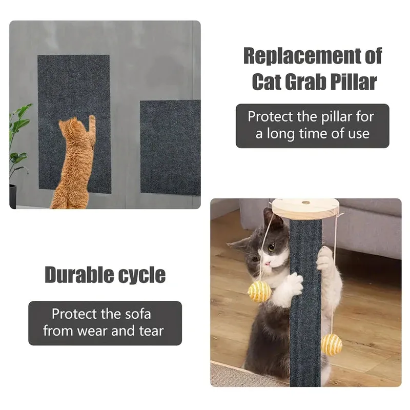 Self-Adhesive Cat Crawling Mat – Anti-Scratch Sofa Protection