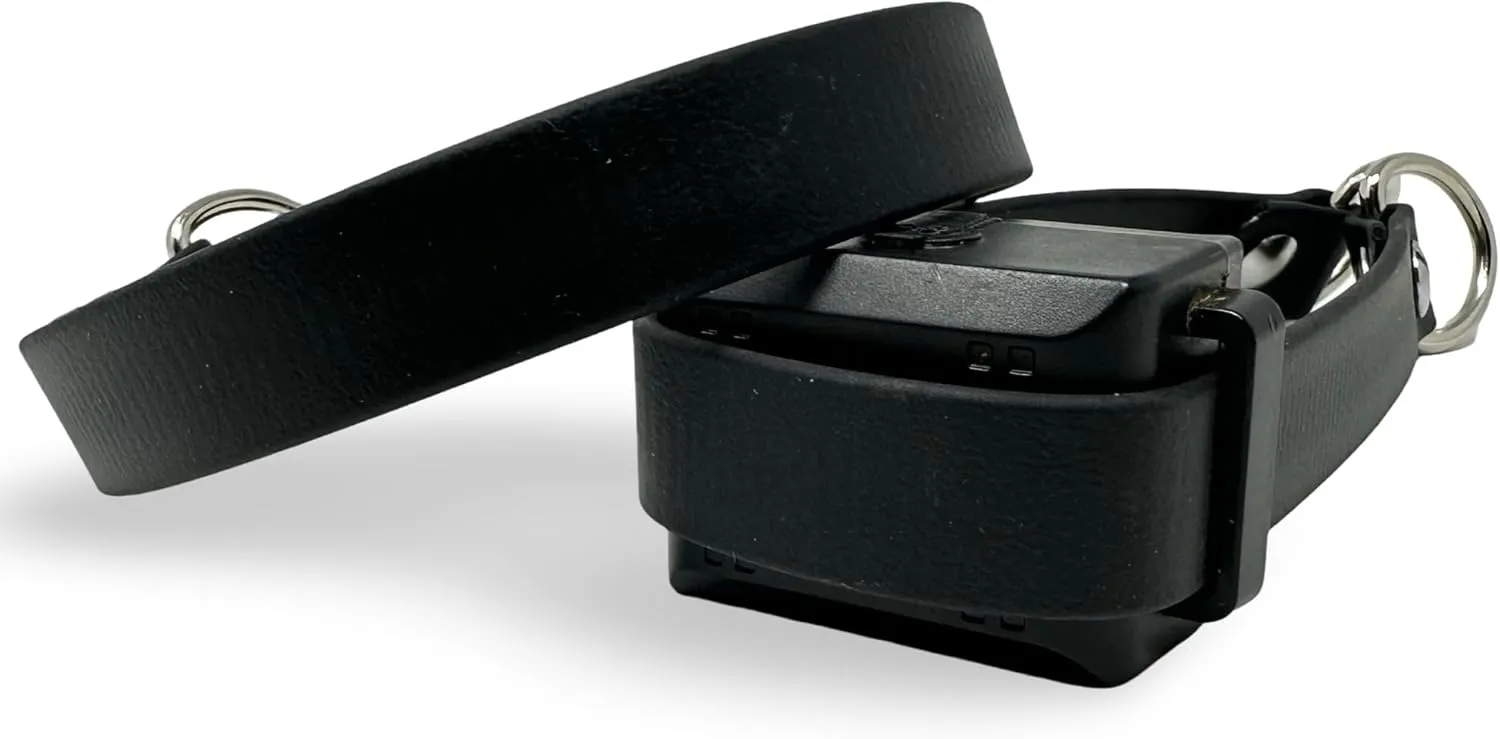 SparkDog Collars Quick Adjust E-Collar Replacement Strap Dog Training Collar Fits Dogtra Replacement Strap, Genuine BioThane-Made in The USA (Black, 3/4")