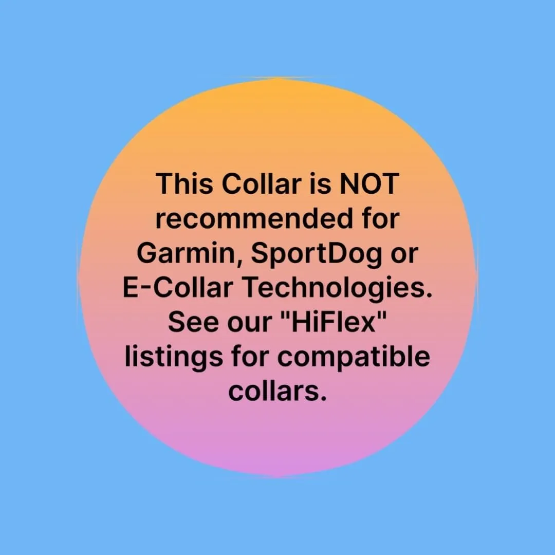 SparkDog Collars Quick Adjust E-Collar Replacement Strap Dog Training Collar Fits Dogtra Replacement Strap, Genuine BioThane-Made in The USA (Black, 3/4")