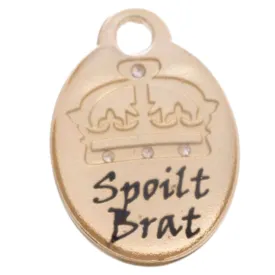 Spoilt Brat Pet ID Tag