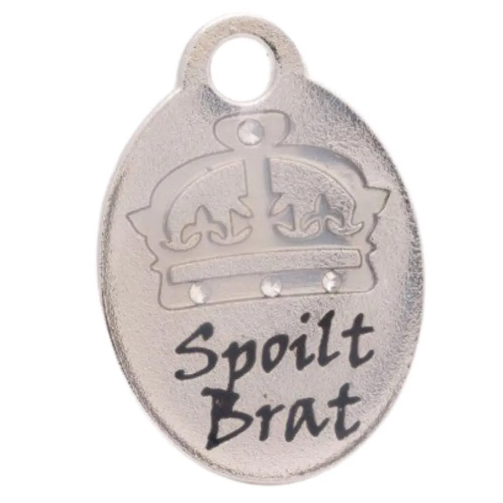 Spoilt Brat Pet ID Tag