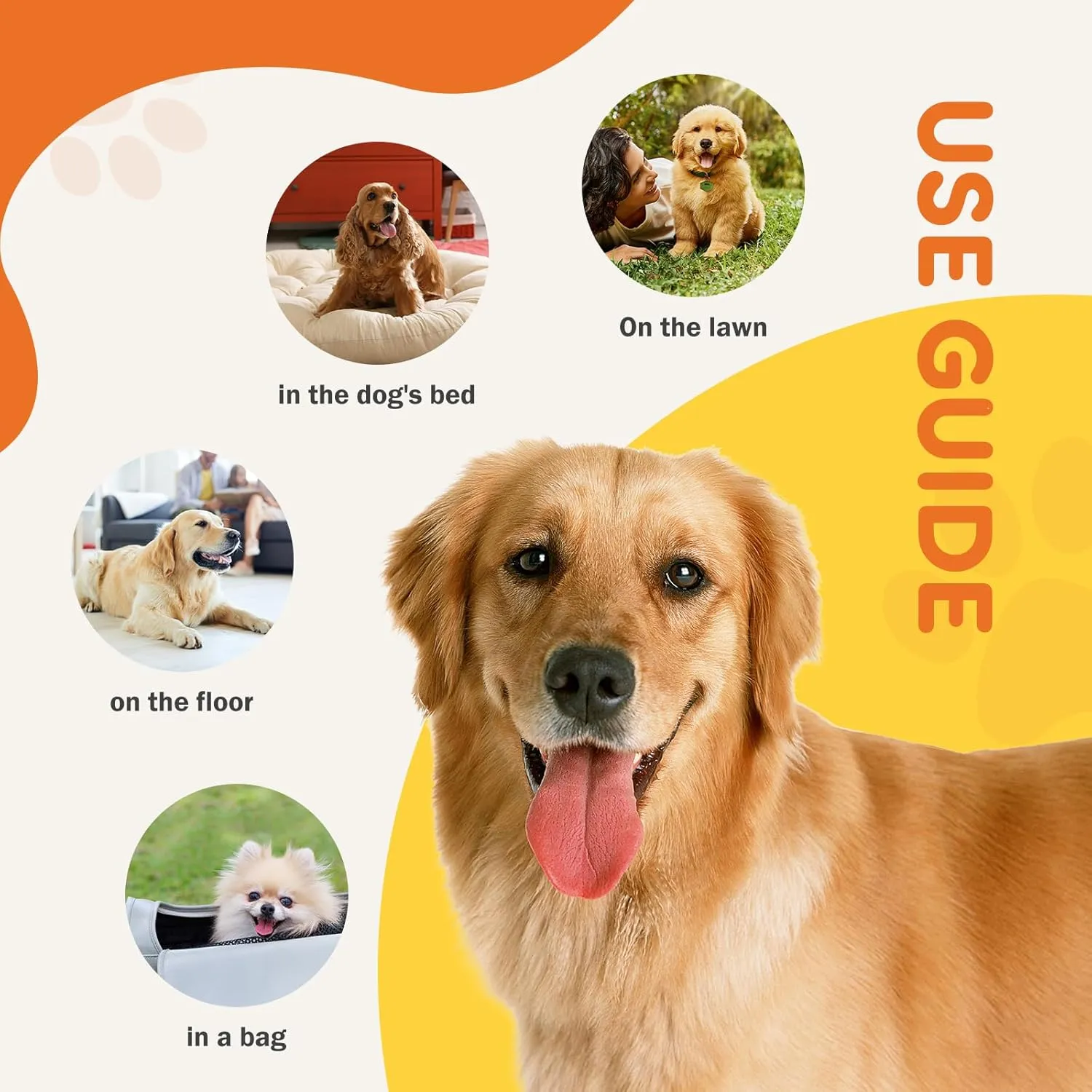 Sweetcrispy Dog Puppy Training Pee Pads - Absorbency Disposable Underpads, Leakprood and Quick Drying, Large Size 28''x 34'' for Potty Training, Incontinence Pads, 40 Count for 1 Pack